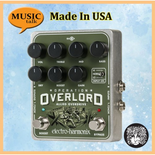 EHX Electro Harmonix Pedal Operation Overlord (Overdrive)