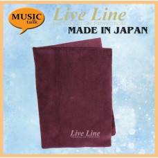 Live Line Guitar Cloth High Quality Micro Fiber Wine Colour Made in Japan