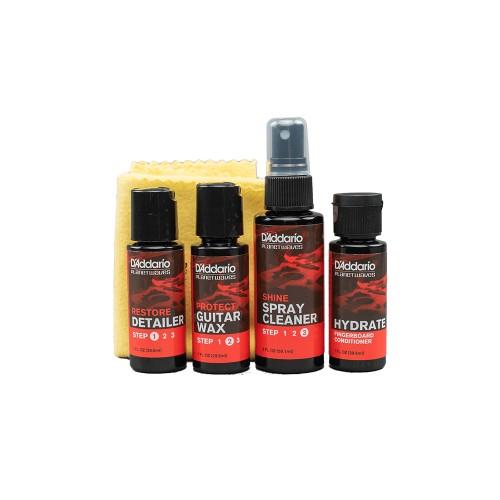 DAddario Guitar Instrument Care Essentials Polish set