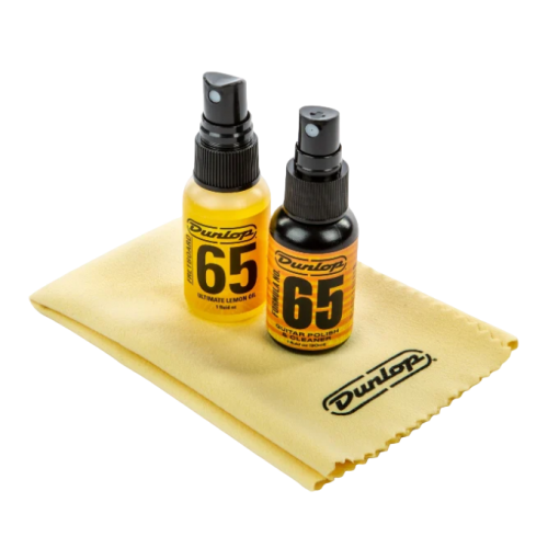 Jim Dunlop 1 OZ Formula 65 Polish and Cleaner , Lemon Oil and Cloth