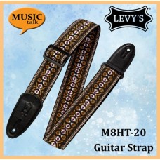 Levys Guitar Strap Hootenanny Jacquard M8HT-20 Made In Canada