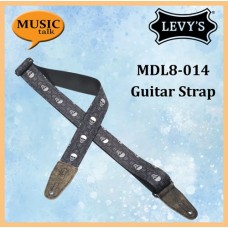 Levys Guitar Strap Nylon MDL8-014 skull waves Made In Canada