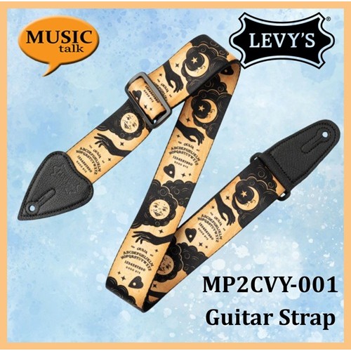 Levys Guitar Strap Nylon MP2CVY-001 Ouija Board Made In Canada