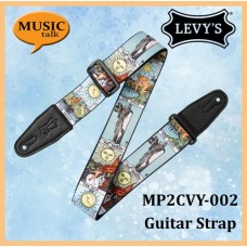 Levys Guitar Strap Nylon MP2CVY-002 tarot Cards Black Made In Canada