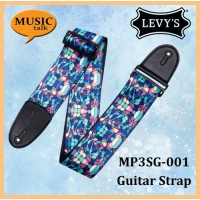 Levys Guitar Strap Nylon MP3SG-001 Glass Stain Made In Canada