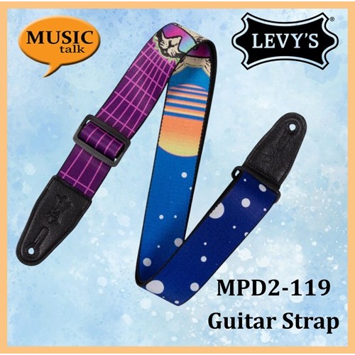 Levys Guitar Strap 2 Inch Wide MPD2-119 Made In  Canada