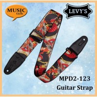Levys Guitar Strap Nylon MPD2-123  Japanese Traditional Dragon Motif Made In Canada 