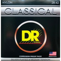 DR Classsical Guitar Strings medium tension silver plated