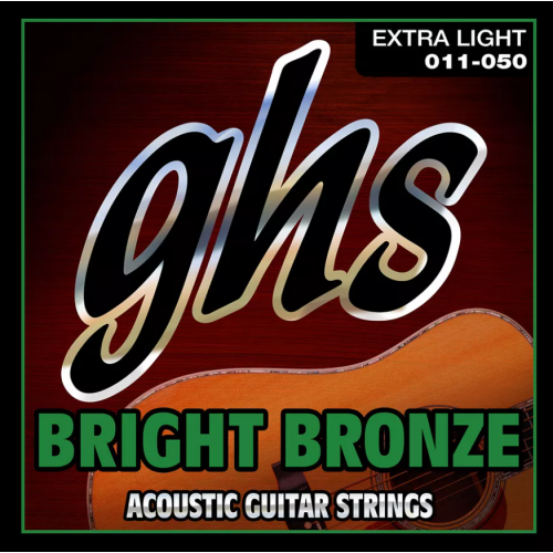 GHS Acoustic Guitar String 11-50 Bright Bronze