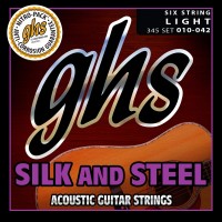 GHS Acoustic Guitar String 010-042 Silk and Steel 