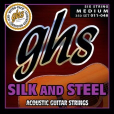 GHS  Acoustic Guitar String 011-048 Silk and Steel