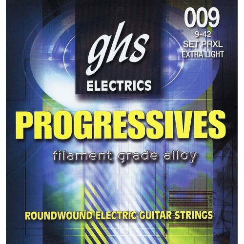 GHS Guitar string Electric Progressive 09-42 