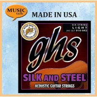 GHS Acoustic Guitar String 010-042 Silk and Steel 