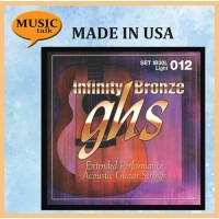 GHS Acoustic Coated Guitar String 12-54 Infinity Bronze 