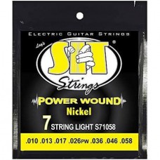 SIT 10-58 Power Steel Stainless Steel Electric Guitar 7 Strings