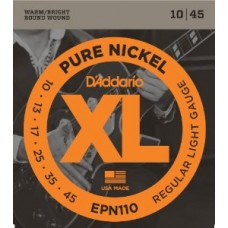 D'Addario Pure Nickel Electric Strings EPN-110 Gauge(10-45)