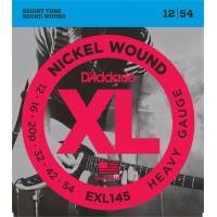 D'Addario Nickel Wound Electric Strings EXL145 Gauge(12-54)