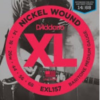 D'Addario Nickel Wound Electric Strings EXL157 Gauge(14-68)