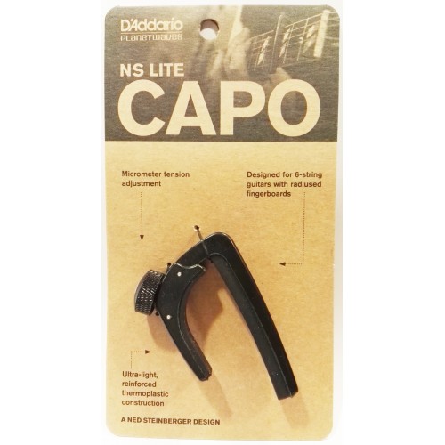 Planet Waves Acoustic NS Capo Lite Black CP-07