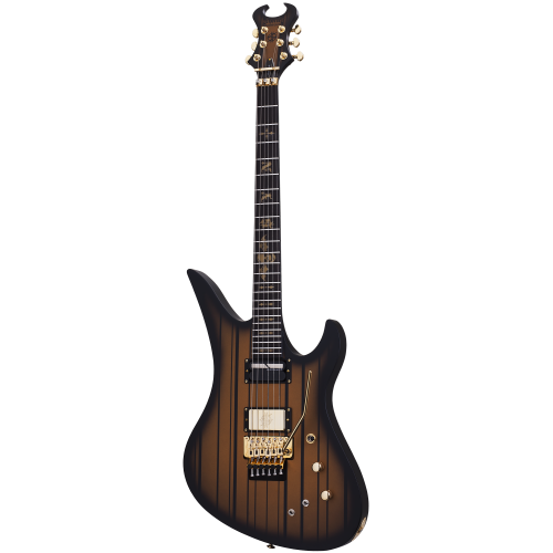 (Preorder) Schecter Synyster Custom-S Satin Gold Burst w/ Black Stripes