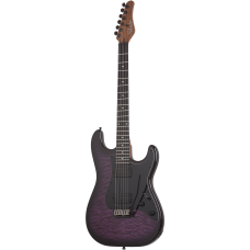 Schecter Traditional Pro Transparent Purple Burst Electric Guitar